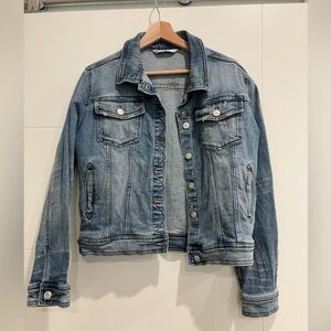 Zara Distressed Denim Jacket